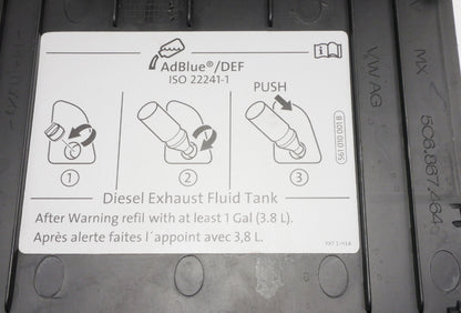 Trunk DEF Cover Trim Panel 2015 VW Jetta TDI Sedan MK6 - Genuine - 5C6 867 464
