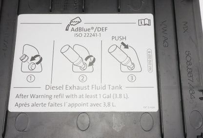 Trunk DEF Cover Trim Panel 2015 VW Jetta TDI Sedan MK6 - Genuine - 5C6 867 464