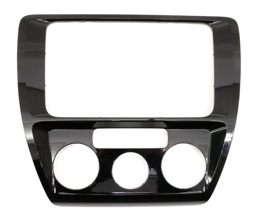 Gloss Center Dash Climate Radio Trim 15-18 VW Jetta MK6 - Genuine 5C6 858 071 C