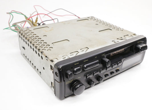 Pioneer SuperTuner III KE-3700QR Old School Vintage Tape Radio Head Unit AS-IS