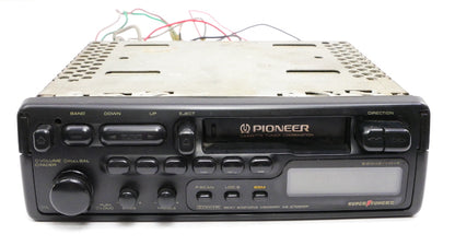 Pioneer SuperTuner III KE-3700QR Old School Vintage Tape Radio Head Unit AS-IS