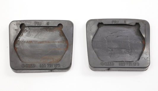 Clutch Brake Pedal Pad Covers VW Rabbit Jetta Scirocco Mk1 Genuine ~ 823 721 173