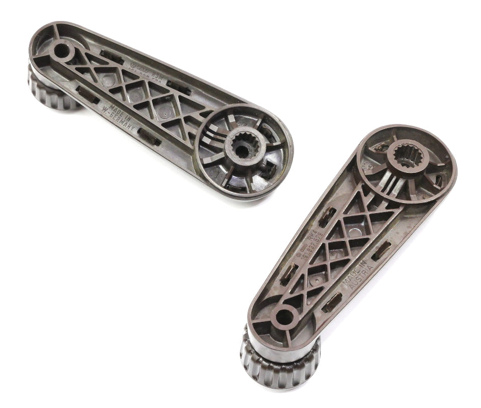 2 Window Crank Roller Handles VW Jetta Golf Rabbit Cabriolet Mk1 MK2 191 837 579
