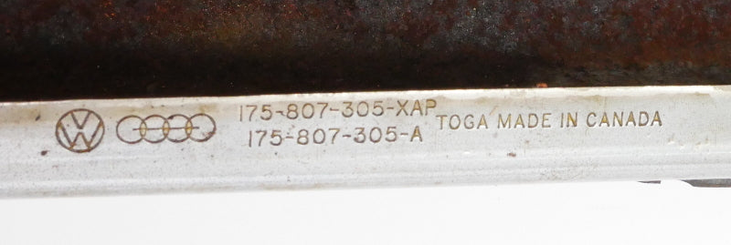 Original Rear Bumper 81-84 VW Rabbit MK1 Steel - Genuine  - 175 807 305 A