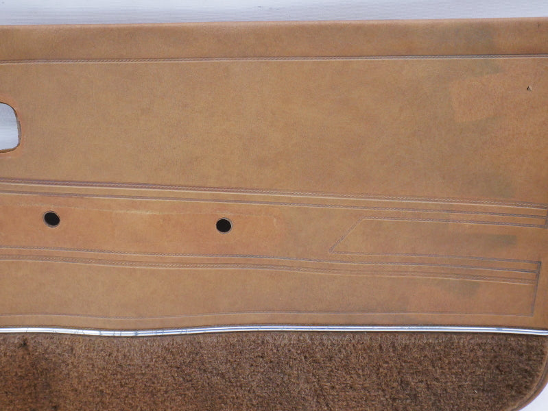 Interior Door Panel Cards Set 80-86 VW Rabbit Convertible Cabriolet MK1 Brown -