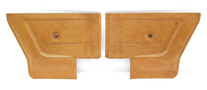 Interior Door Panel Cards Set 80-86 VW Rabbit Convertible Cabriolet MK1 Brown -
