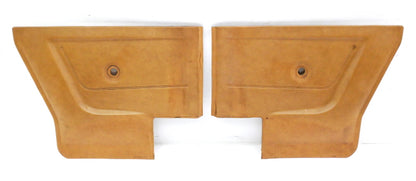 Interior Door Panel Cards Set 80-86 VW Rabbit Convertible Cabriolet MK1 Brown -