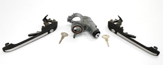 Ignition Key Door Handle Lock Set 75-84 VW Rabbit GTI MK1 - Genuine 171 905 851