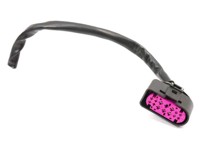 LH Xenon Headlight Wiring Pigtail Plug 05-08 Audi A6 C6 - Genuine 1J0 973 737 B