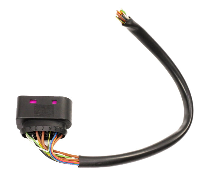 RH Xenon Headlight Wiring Pigtail Plug 05-08 Audi A6 C6 - Genuine 1J0 973 737 B