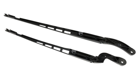 Windshield Wiper Arm Set 05-11 Audi A6 S6 C6 - Genuine - 4F1 955 408 B / 407 B