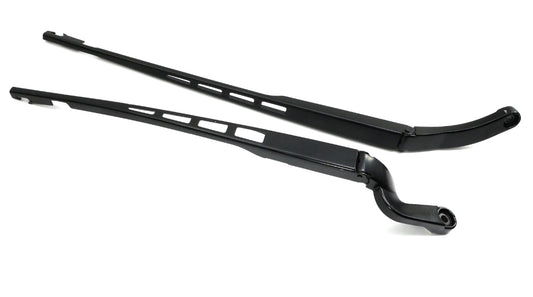 Windshield Wiper Arm Set 05-11 Audi A6 S6 C6 - Genuine - 4F1 955 408 B / 407 B