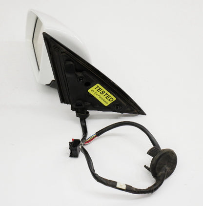 LH Side View Exterior Door Mirror 05-08 Audi A6 S6 - LY9C Ibis White - Genuine