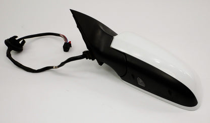 LH Side View Exterior Door Mirror 05-08 Audi A6 S6 - LY9C Ibis White - Genuine