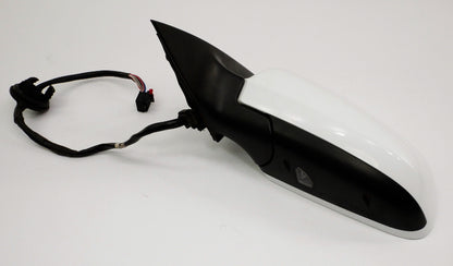 LH Side View Exterior Door Mirror 05-08 Audi A6 S6 - LY9C Ibis White - Genuine