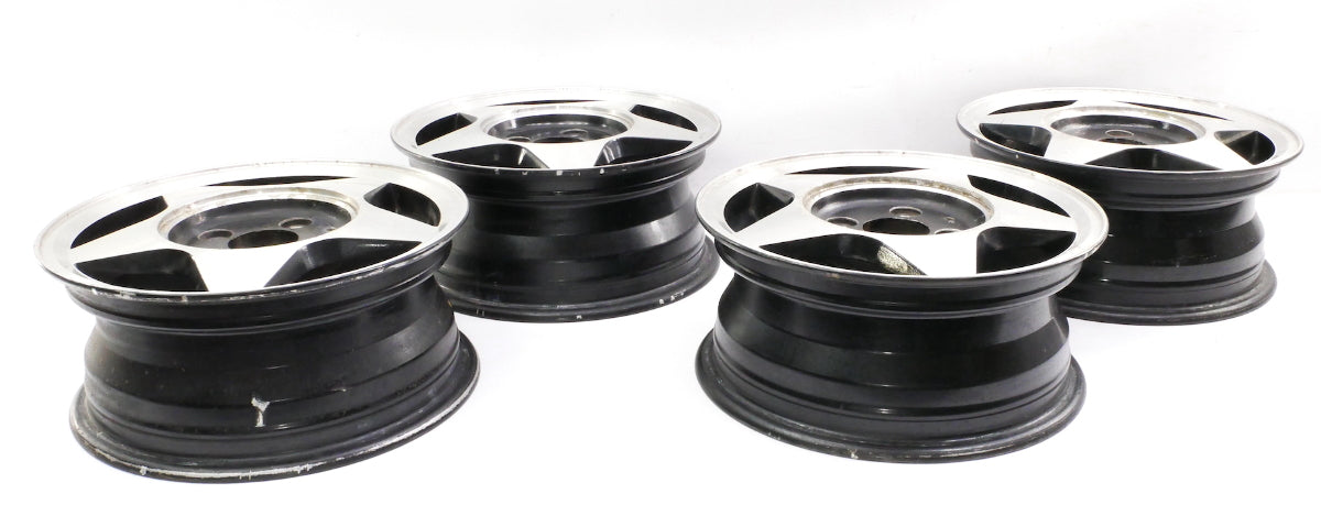 Vintage SenDel 13" Alloy Wheel Rim Set VW Jetta Golf Rabbit GTI MK1 MK2 4x100