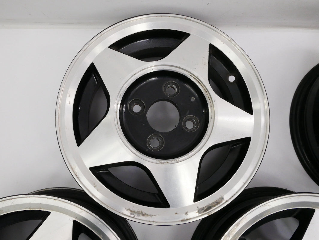 Vintage SenDel 13" Alloy Wheel Rim Set VW Jetta Golf Rabbit GTI MK1 MK2 4x100