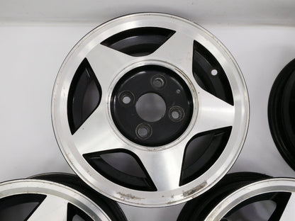 Vintage SenDel 13" Alloy Wheel Rim Set VW Jetta Golf Rabbit GTI MK1 MK2 4x100