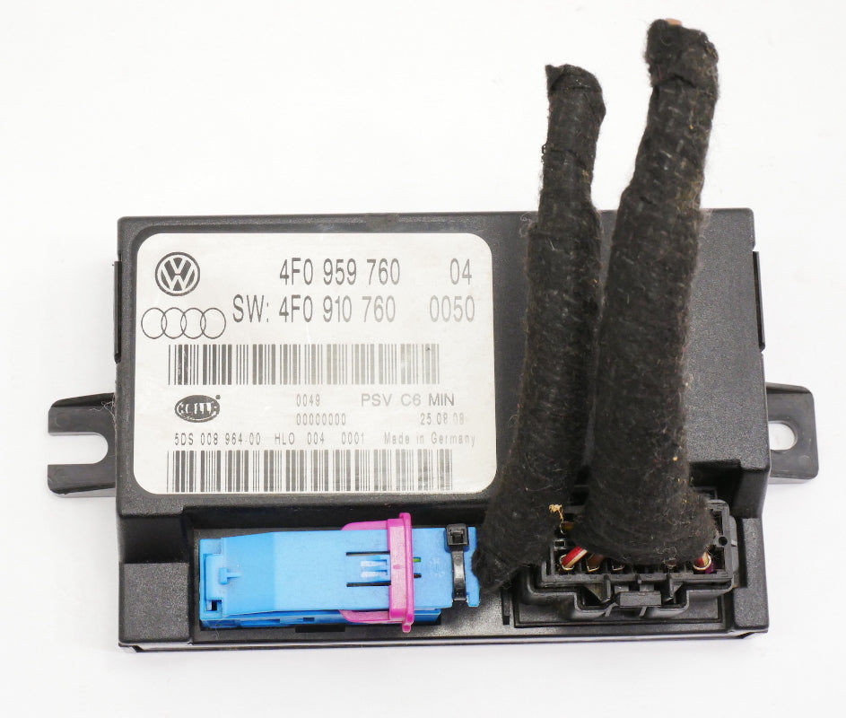 LH Seat Memory Module 05-11 Audi A6 S6 C6 Q7 - Genuine - 4F0 959 760