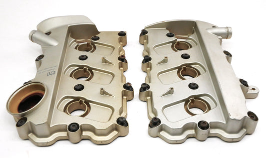 Valve Cover Set 05-09 Audi A4 A6 3.2 V6 BKH - Genuine - 06E 103 472 L / 471 G