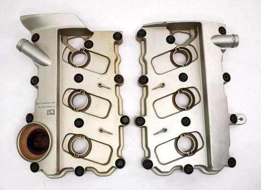 Valve Cover Set 05-09 Audi A4 A6 3.2 V6 BKH - Genuine - 06E 103 472 L / 471 G