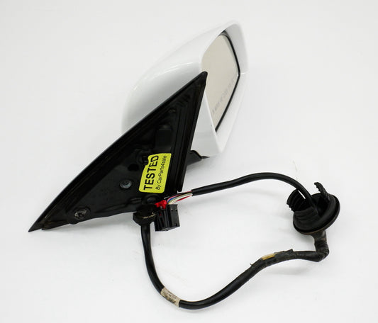RH Side View Exterior Door Mirror 05-08 Audi A6 S6 - LY9C Ibis White - Genuine