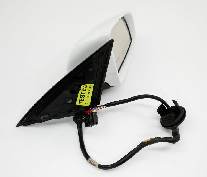 RH Side View Exterior Door Mirror 05-08 Audi A6 S6 - LY9C Ibis White - Genuine