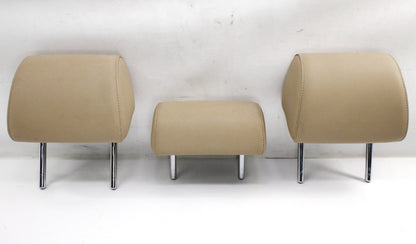 Rear Back Seat Headrests Head Rests 05-08 Audi A6 S6 C6 Sedan Wagon Beige