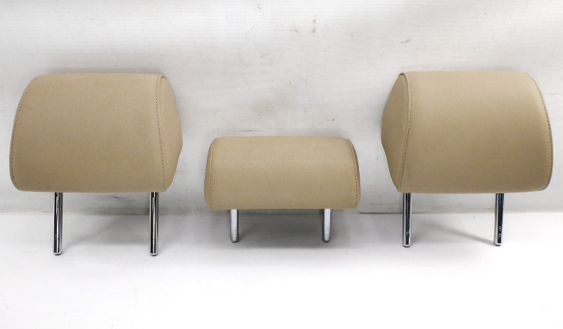 Rear Back Seat Headrests Head Rests 05-08 Audi A6 S6 C6 Sedan Wagon Beige