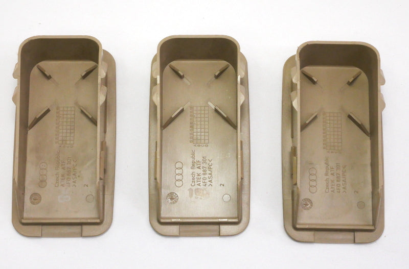 Rear Child Seat Safety Hook Cover Trim Set 05-08 Audi A4 B7 A6 - 4F0 887 301