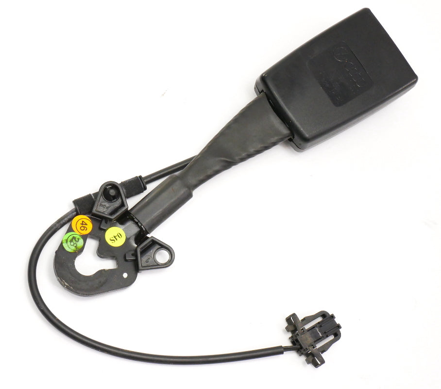 LH Front Seat Belt Receiver Buckle 05-11 Audi A6 S6 C6 - Genuine - 4F0 857 755 C