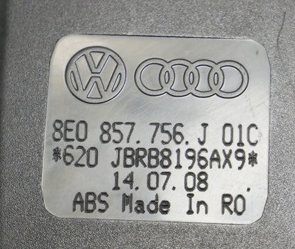 RH Front Seat Belt Receiver Buckle 05-11 Audi A6 S6 C6 - Genuine - 8E0 857 756 J