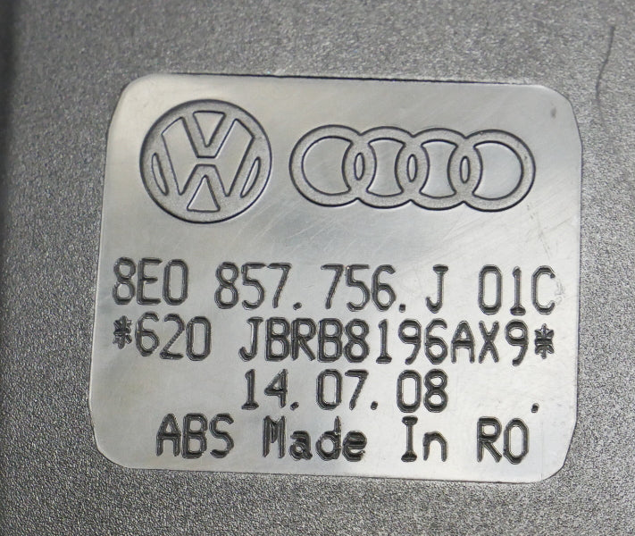 RH Front Seat Belt Receiver Buckle 05-11 Audi A6 S6 C6 - Genuine - 8E0 857 756 J