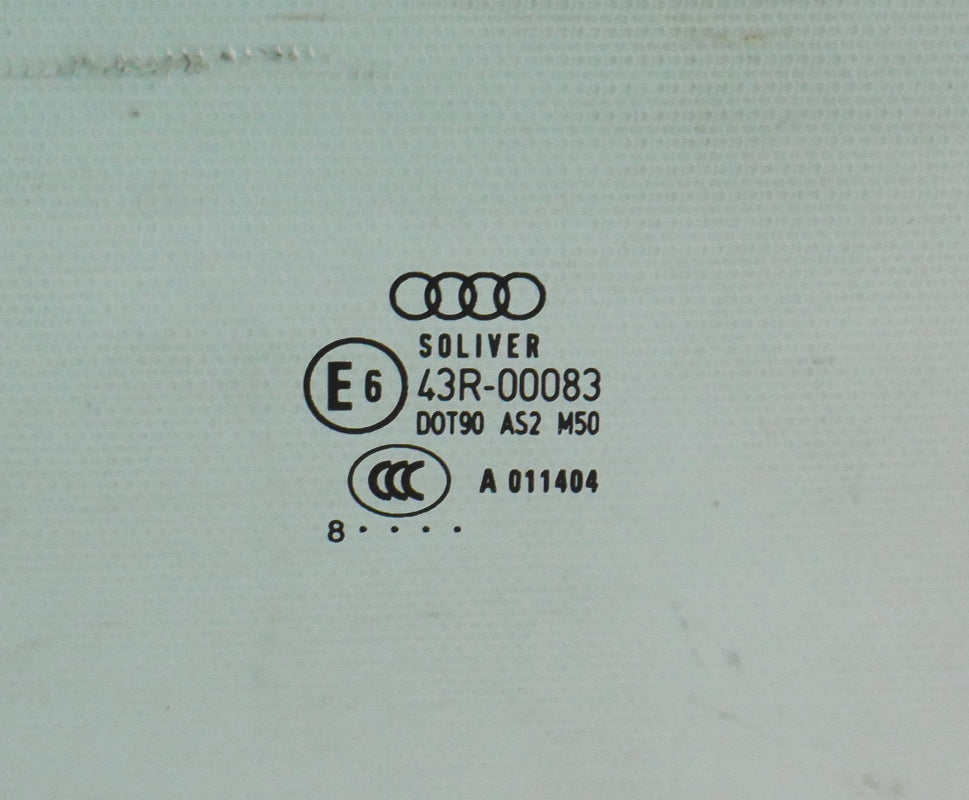 LH Front Door Window Side Glass 05-11 Audi A6 S6 C6 - Genuine