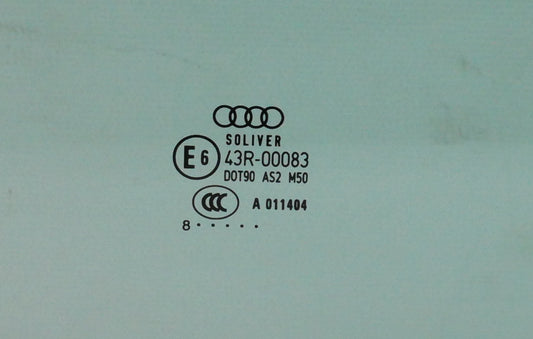 RH Front Door Window Side Glass 05-11 Audi A6 S6 C6 - Genuine