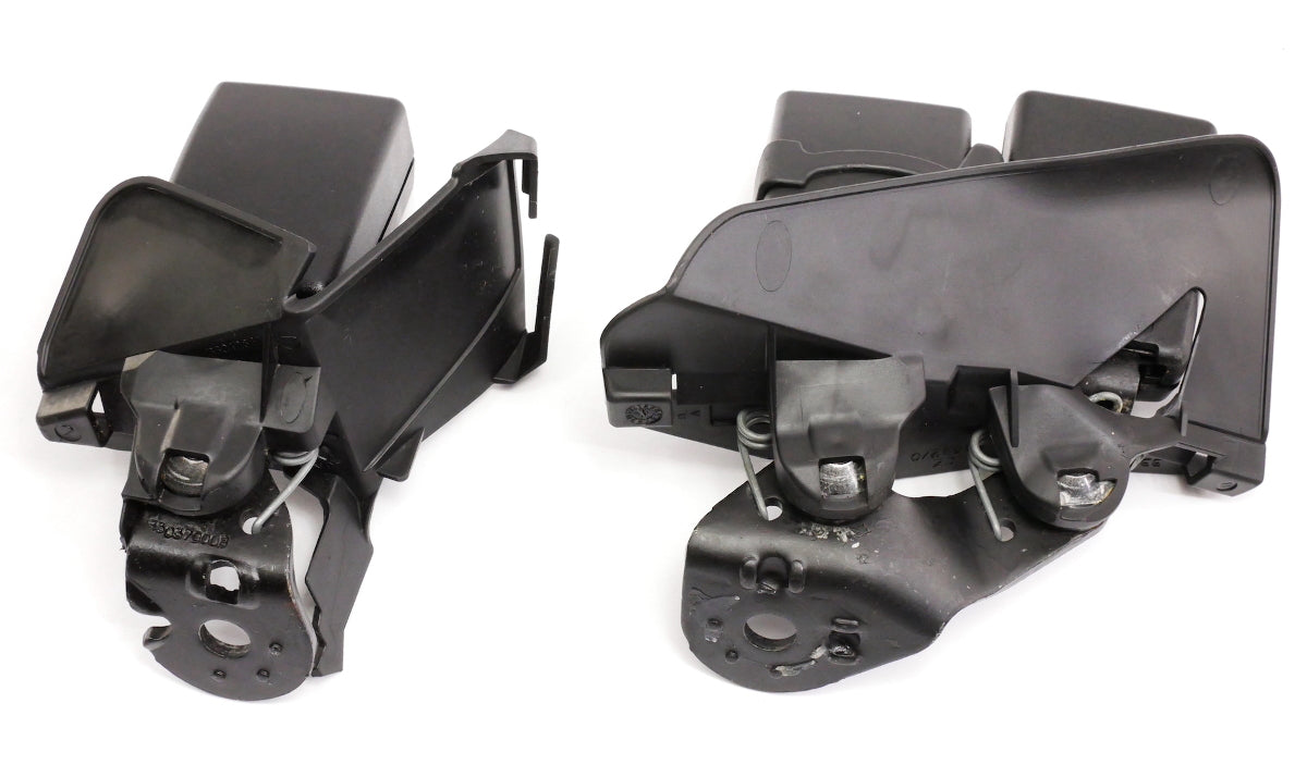 Rear Seat Belt Receiver Buckles 05-11 Audi A6 S6 C6 Genuine 4F0 857 739 / 740 E