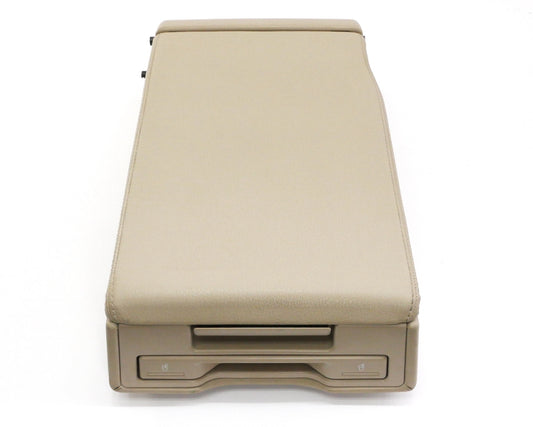 Rear Back Seat Armrest Cupholder 05-11 Audi A6 C6 - Kard Beige