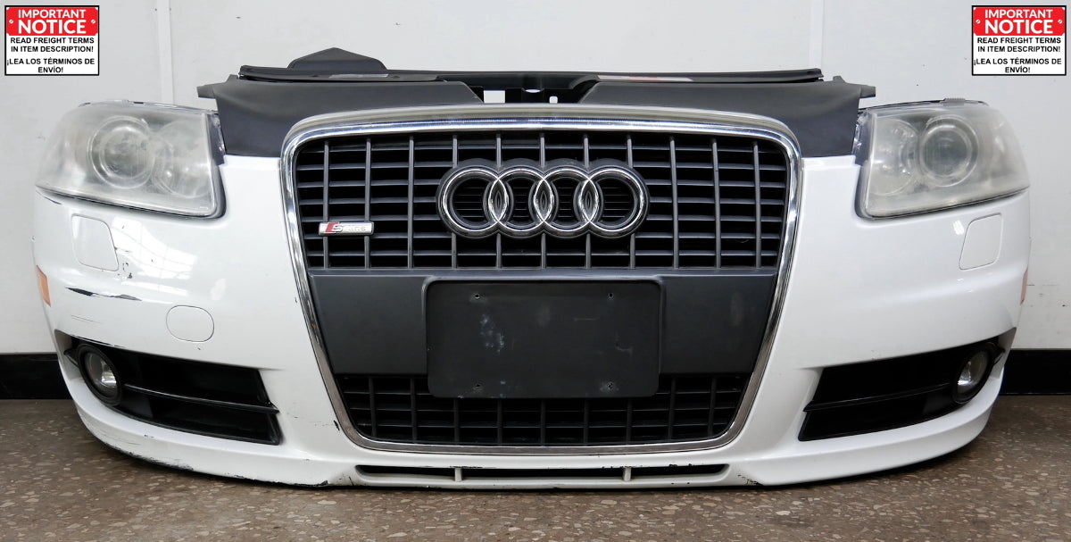 Front End Clip Bumper Radiator Support Fans Headlights 05-08 Audi A6 C6 Genuine