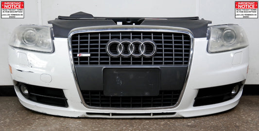 Front End Clip Bumper Radiator Support Fans Headlights 05-08 Audi A6 C6 Genuine