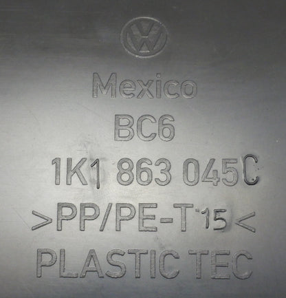 Center Console Side Trim 10-14 VW Jetta Sportwagen MK6 - 1K1 863 046 / 045 C