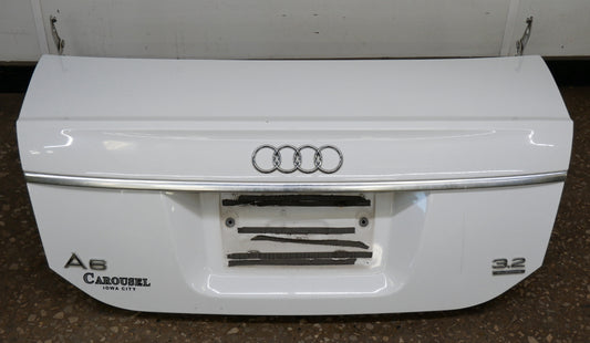 Rear End Bumper Trunk Deck Lid 05-08 Audi A6 C6 White - Genuine - 4F5 807 511 B