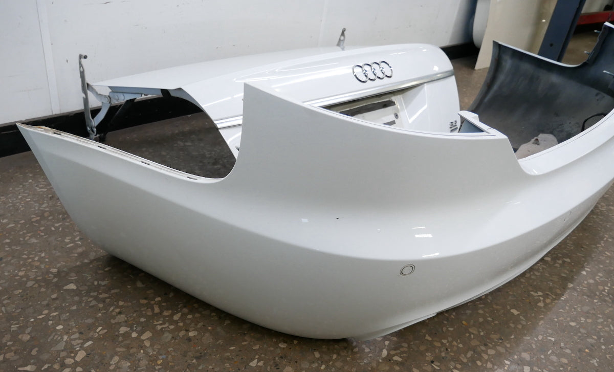 Rear End Bumper Trunk Deck Lid 05-08 Audi A6 C6 White - Genuine - 4F5 807 511 B