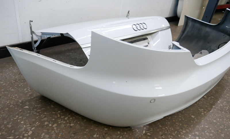 Rear End Bumper Trunk Deck Lid 05-08 Audi A6 C6 White - Genuine - 4F5 807 511 B