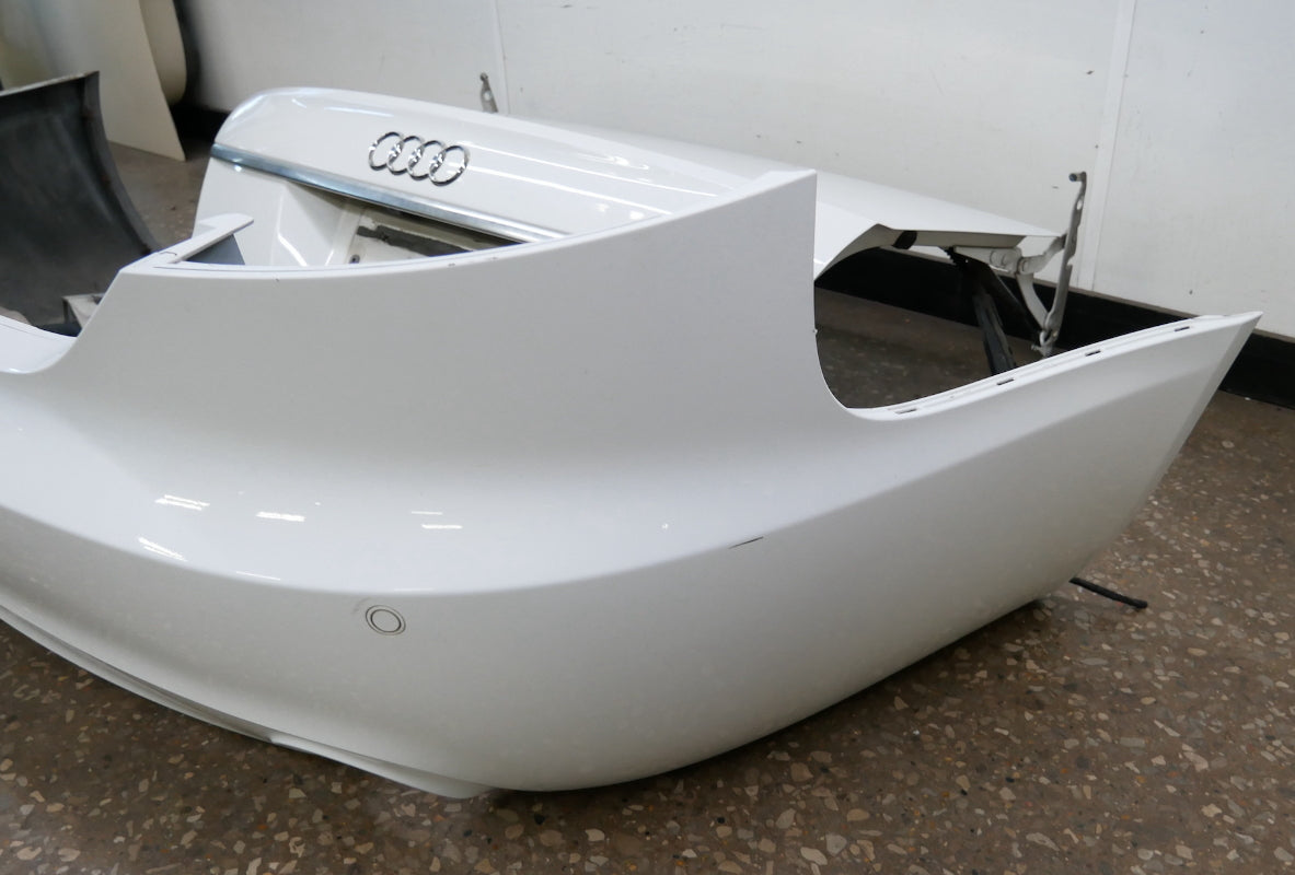 Rear End Bumper Trunk Deck Lid 05-08 Audi A6 C6 White - Genuine - 4F5 807 511 B