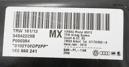 LH Seat Side Airbag Air Bag 10-14 VW Jetta Sportwagen MK6 - 1K0 880 241