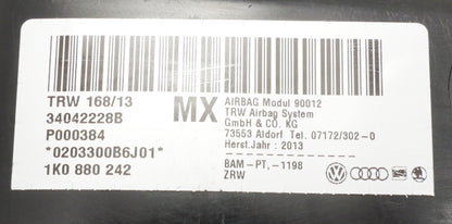 RH Seat Side Airbag Air Bag 10-14 VW Jetta Sportwagen MK6 - 1K0 880 242