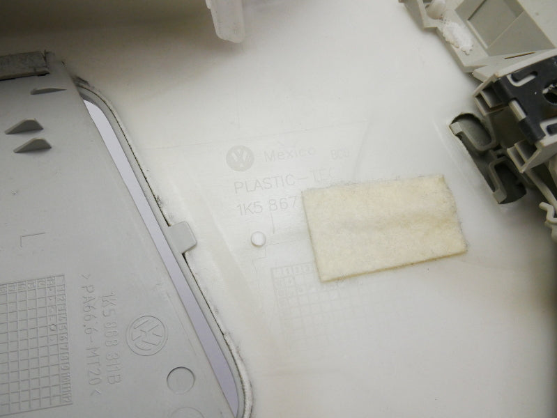 B Pillar Interior Trim Seatbelt Slider Set 09-14 VW Jetta Sportwagen - Genuine