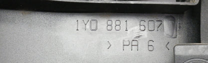 LH Seat Fold Forward Handle Lever Trim 2003 VW Beetle Convertible - 1Y0 881 607
