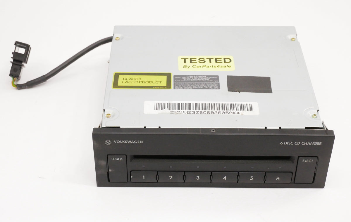 Console 6 Disc CD Changer 03-04 VW Beetle - Genuine - 1J0 035 110