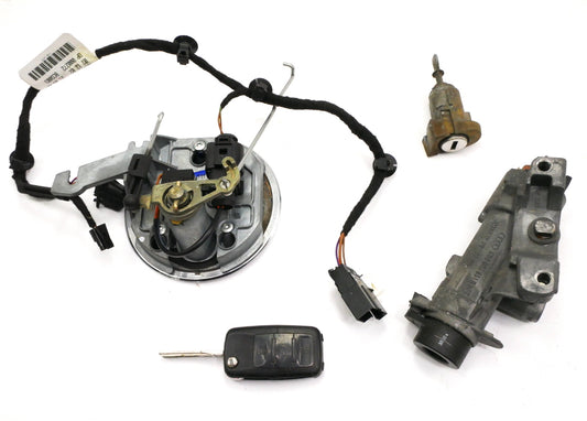 Ignition Lock Set Key Door Trunk 03-05 VW Beetle Convertible - 4B0 905 851 B